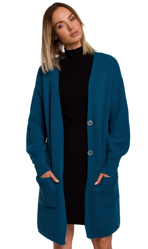 Sweter Kardigan Model MOE538 Morski - Moe - L/XL Sweter Kardigan Model MOE538 Morski - Moe - L/XL