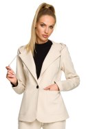 Żakiet Model MOE691 Piasek - Moe - M Żakiet Model MOE691 Piasek - Moe - M