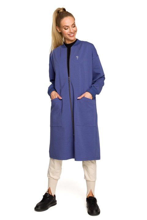 Bluza Damska Model MOE694 Indygo - Moe - S Bluza Damska Model MOE694 Indygo - Moe - S