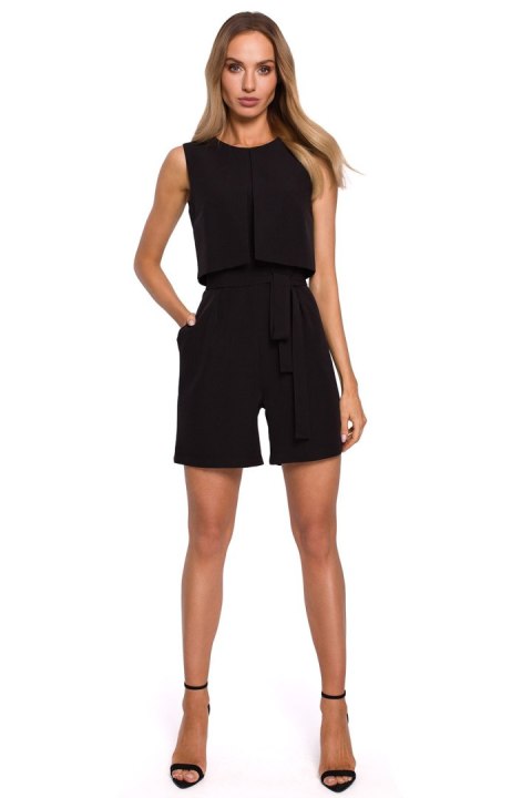 Kombinezon Damski Model MOE574 Black - Moe - M Kombinezon Damski Model MOE574 Black - Moe - M
