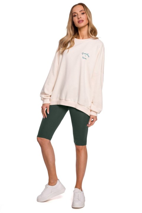 Legginsy Model MOE593 Militare Green - Moe - S