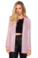 Marynarka Model MOE724 Powder Pink - Moe - M Marynarka Model MOE724 Powder Pink - Moe - M
