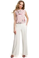 Spodnie Damskie Model MOE378 Ecru - Moe - L Spodnie Damskie Model MOE378 Ecru - Moe - L