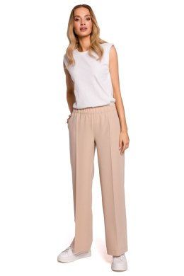 Spodnie Damskie Model MOE570 Beige - Moe Hurtownia odzieży on-line, moda damska, bielizna i obuwie dla kobiet - Matterhorn.pl - 