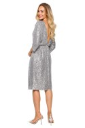 Sukienka Model MOE716 Silver - Moe - L Sukienka Model MOE716 Silver - Moe - L