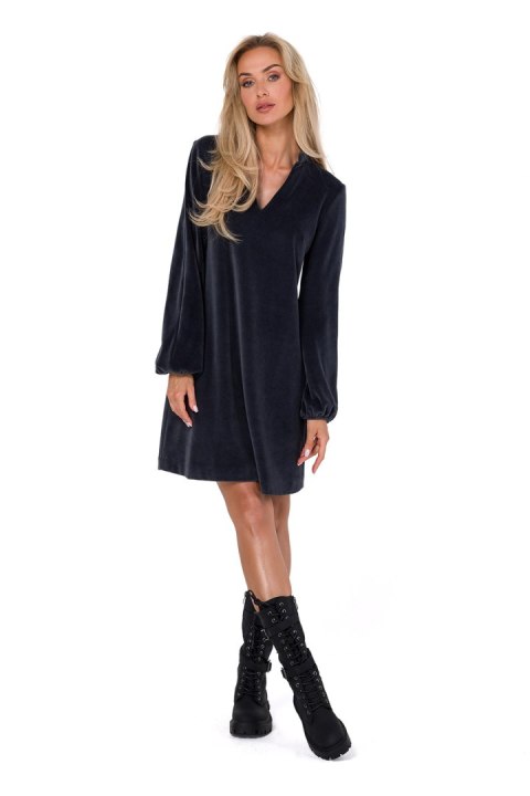 Sukienka Model MOE767 Grafit - Moe Hurtownia odzieży on-line, moda damska, bielizna i obuwie dla kobiet - Matterhorn.pl - XL Sukienka Model MOE767 Grafit - Moe Hurtownia odzieży on-line, moda damska, bielizna i obuwie dla kobiet - Matterhorn.pl - XL