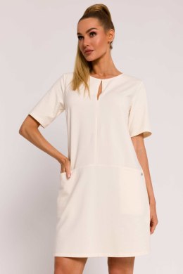 Sukienka Model MOE788 Śmietana - Moe - XXL