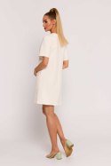 Sukienka Model MOE788 Śmietana - Moe - XXL Sukienka Model MOE788 Śmietana - Moe - XXL