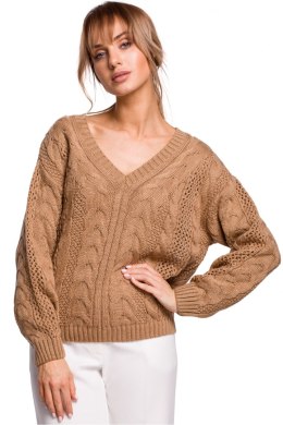 Sweter Damski Model MOE510 Beige - Moe - L/XL