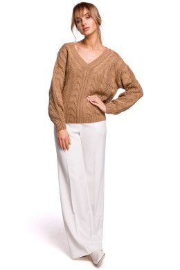 Sweter Damski Model MOE510 Beige - Moe - S/M