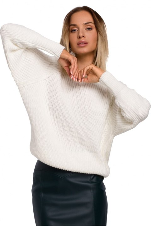 Sweter Damski Model MOE537 Ecru - Moe - S/M Sweter Damski Model MOE537 Ecru - Moe - S/M