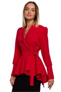 Żakiet Model MOE529 Red - Moe - XXL Żakiet Model MOE529 Red - Moe - XXL