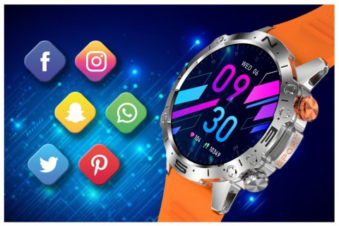 SMARTWATCH MĘSKI GRAVITY GT20-4 - AMOLED, DODATKOWY PASEK (sg024d) SMARTWATCH MĘSKI GRAVITY GT20-4 - AMOLED, DODATKOWY PASEK (sg024d)