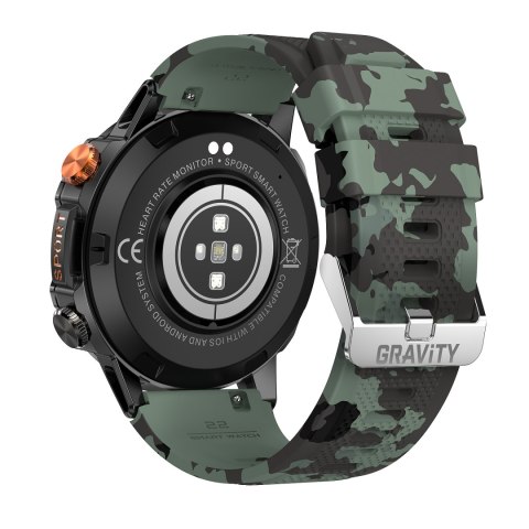 SMARTWATCH MĘSKI GRAVITY GT20-6 - AMOLED, DODATKOWY PASEK (sg024f) SMARTWATCH MĘSKI GRAVITY GT20-6 - AMOLED, DODATKOWY PASEK (sg024f)