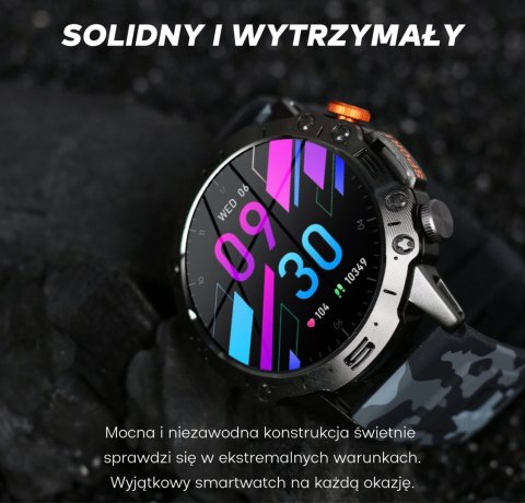 SMARTWATCH MĘSKI GRAVITY GT20-6 - AMOLED, DODATKOWY PASEK (sg024f) SMARTWATCH MĘSKI GRAVITY GT20-6 - AMOLED, DODATKOWY PASEK (sg024f)