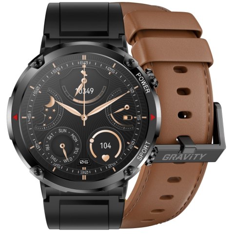 SMARTWATCH MĘSKI GRAVITY GT21-4 - BLUETOOTH CALL, DODATKOWY PASEK (sg025d) SMARTWATCH MĘSKI GRAVITY GT21-4 - BLUETOOTH CALL, DODATKOWY PASEK (sg025d)
