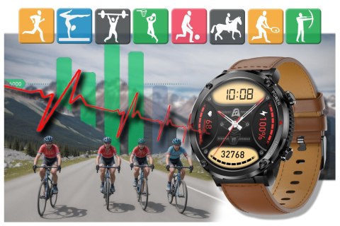 SMARTWATCH MĘSKI GRAVITY GT21-4 - BLUETOOTH CALL, DODATKOWY PASEK (sg025d) SMARTWATCH MĘSKI GRAVITY GT21-4 - BLUETOOTH CALL, DODATKOWY PASEK (sg025d)
