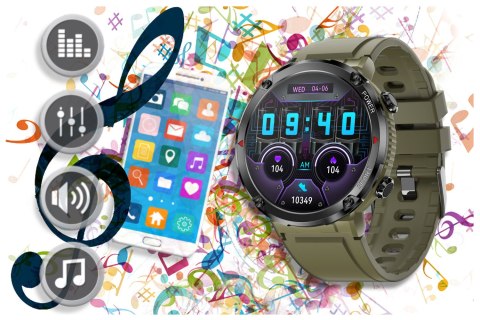 SMARTWATCH MĘSKI GRAVITY GT21-7 - BLUETOOTH CALL, DODATKOWY PASEK (sg025g) SMARTWATCH MĘSKI GRAVITY GT21-7 - BLUETOOTH CALL, DODATKOWY PASEK (sg025g)