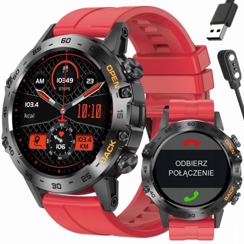 SMARTWATCH MĘSKI GRAVITY GT9-11 - WYKONYWANIE POŁĄCZEŃ, CIŚNIENIOMIERZ (sg021k) SMARTWATCH MĘSKI GRAVITY GT9-11 - WYKONYWANIE POŁĄCZEŃ, CIŚNIENIOMIERZ (sg021k)