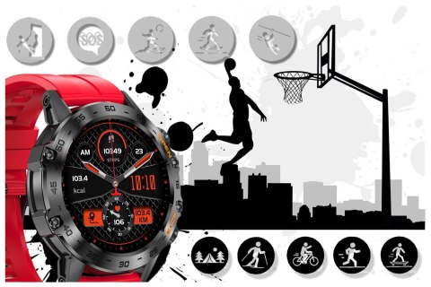 SMARTWATCH MĘSKI GRAVITY GT9-11 - WYKONYWANIE POŁĄCZEŃ, CIŚNIENIOMIERZ (sg021k) SMARTWATCH MĘSKI GRAVITY GT9-11 - WYKONYWANIE POŁĄCZEŃ, CIŚNIENIOMIERZ (sg021k)