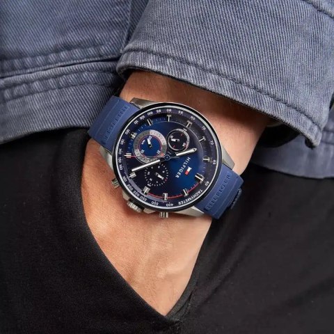ZEGAREK MĘSKI TOMMY HILFIGER MAX 1791970 (zf103a) + BOX ZEGAREK MĘSKI TOMMY HILFIGER MAX 1791970 (zf103a) + BOX