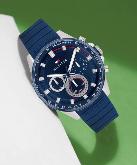 ZEGAREK MĘSKI TOMMY HILFIGER MAX 1791970 (zf103a) + BOX ZEGAREK MĘSKI TOMMY HILFIGER MAX 1791970 (zf103a) + BOX