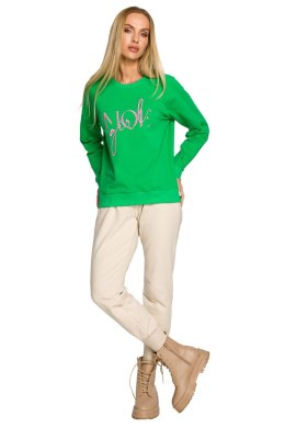 Bluza Damska Model MOE693 Green - Moe - M