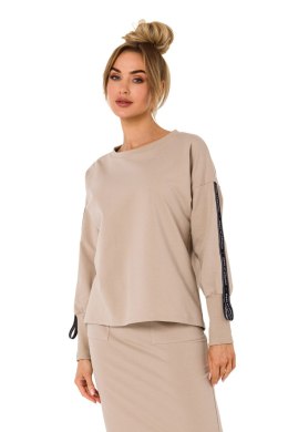 Bluza Damska Model MOE727 Beige - Moe - M