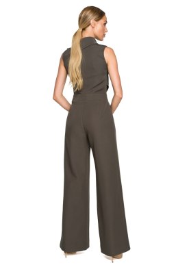Kombinezon Model MOE702 Khaki - Moe Hurtownia odzieży on-line, moda damska, bielizna i obuwie dla kobiet - Matterhorn.pl - M