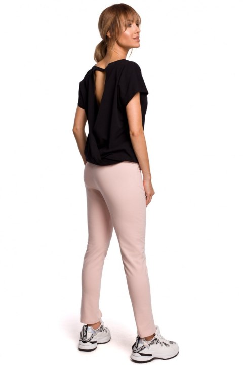 Spodnie Damskie Model MOE493 Pink - Moe - M Spodnie Damskie Model MOE493 Pink - Moe - M