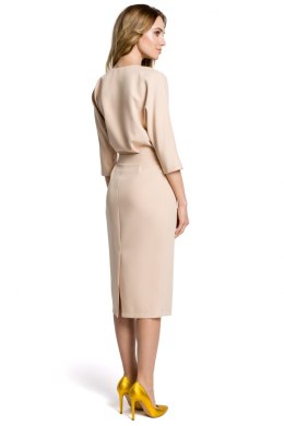 Sukienka Model MOE360 Beige - Moe - M