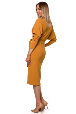 Sukienka Model MOE523 Musztard - Moe - XXL