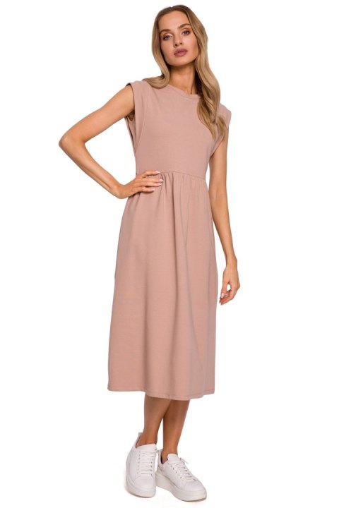 Sukienka Model MOE581 Mocca - Moe - XXL Sukienka Model MOE581 Mocca - Moe - XXL