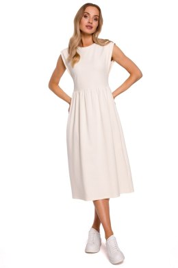 Sukienka Model MOE581 Śmietana - Moe - XL