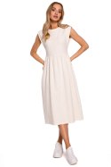 Sukienka Model MOE581 Śmietana - Moe - XXL Sukienka Model MOE581 Śmietana - Moe - XXL