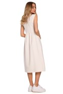 Sukienka Model MOE581 Śmietana - Moe - XXL Sukienka Model MOE581 Śmietana - Moe - XXL