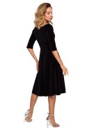 Sukienka Model MOE645 Black - Moe - M Sukienka Model MOE645 Black - Moe - M