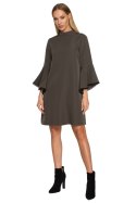 Sukienka Model MOE698 Khaki - Moe - s