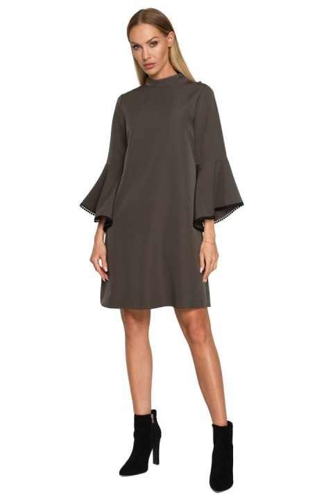 Sukienka Model MOE698 Khaki - Moe - s