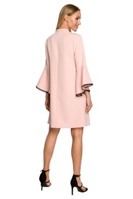 Sukienka Model MOE698 Powder Pink - Moe Hurtownia odzieży on-line, moda damska, bielizna i obuwie dla kobiet - Matterhorn.pl - M