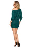 Sukienka Model MOE723 Szmaragd - Moe - XXL Sukienka Model MOE723 Szmaragd - Moe - XXL