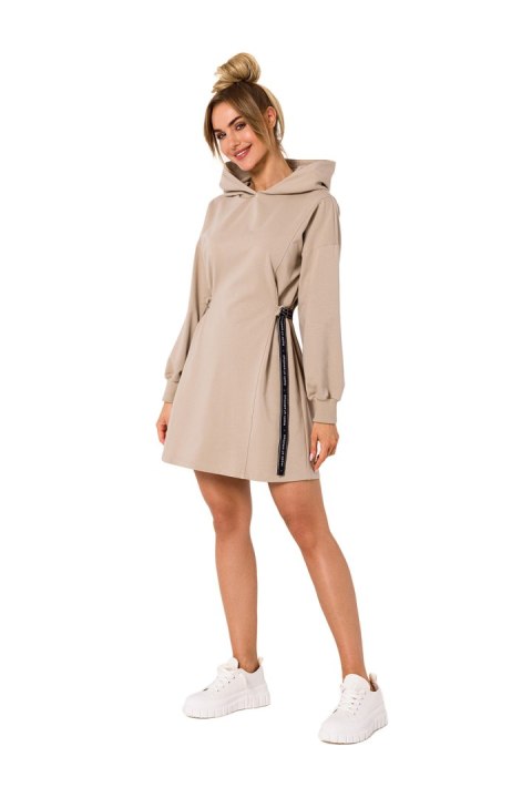 Sukienka Model MOE730 Beige - Moe - M Sukienka Model MOE730 Beige - Moe - M