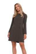 Sukienka Model MOE753 Khaki - Moe - M Sukienka Model MOE753 Khaki - Moe - M