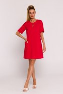 Sukienka Model MOE788 Red - Moe - XXL Sukienka Model MOE788 Red - Moe - XXL