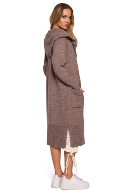 Sweter Kardigan Model MOE596 Mocca - Moe - uniwersalny