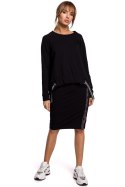 Bluza Damska Model MOE492 Black - Moe - M Bluza Damska Model MOE492 Black - Moe - M