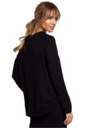 Bluza Damska Model MOE492 Black - Moe - M Bluza Damska Model MOE492 Black - Moe - M