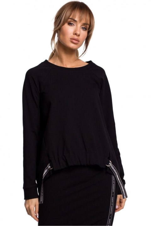 Bluza Damska Model MOE492 Black - Moe - s Bluza Damska Model MOE492 Black - Moe - s