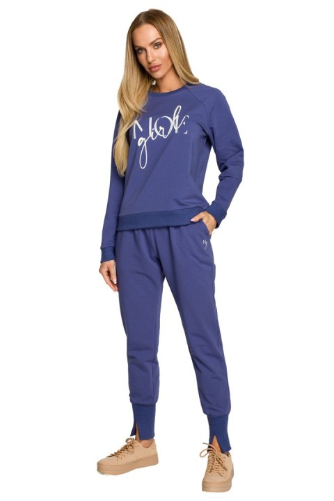 Bluza Damska Model MOE693 Indygo - Moe - XXL Bluza Damska Model MOE693 Indygo - Moe - XXL
