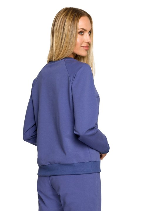 Bluza Damska Model MOE693 Indygo - Moe - XXL Bluza Damska Model MOE693 Indygo - Moe - XXL